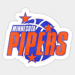 Defunct Minnesota Pipers Basketball Team Sticker
